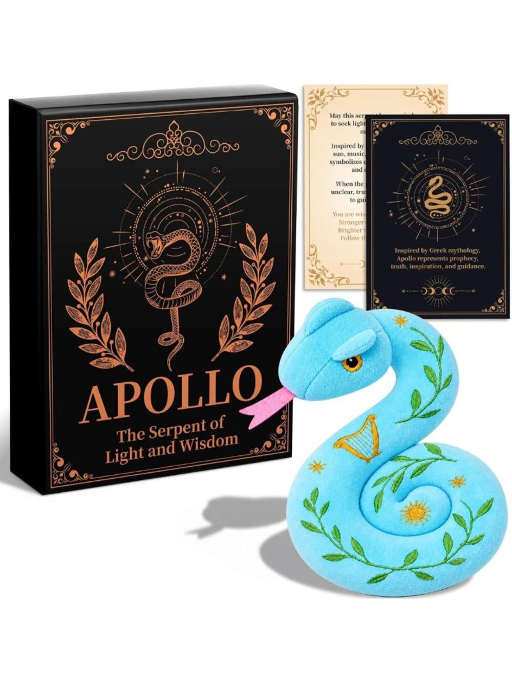 3 Pcs Apollo Weighted Snake Plush Toy Gift Set - Perfect for Christmas